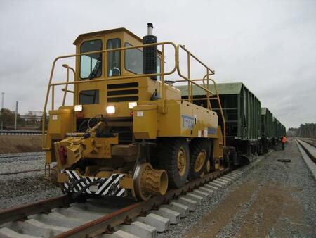 Тяговый модуль вагонов Trackmobile.