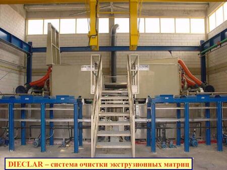 Системы очистки экструзионных матриц.