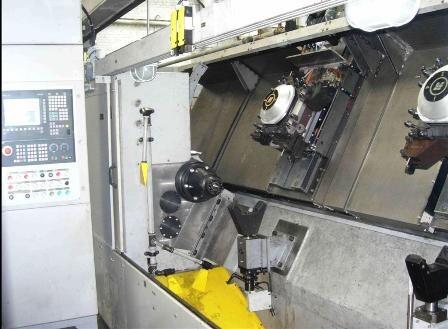 Станок токарный горизонтальный с ЧПУ для черновой/чистовой обработки оси вагонной