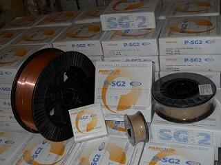 Омедненная проволока сплошного сечения P-SG3 (Св08Г2С)