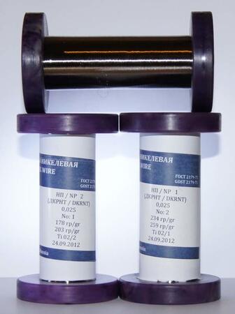 ПРОВОЛОКА НИКЕЛЕВАЯ /  NICKEL WIRE