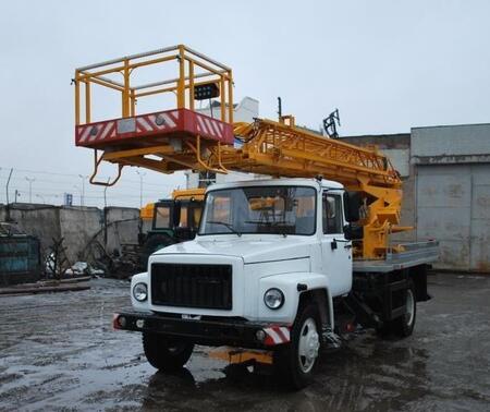 Автоподъемник телескопический АП-18 на шасси ГАЗ-3309