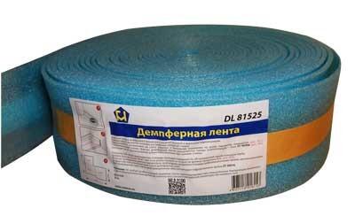 Демпферная лента DL 81525 с клейкой стороной