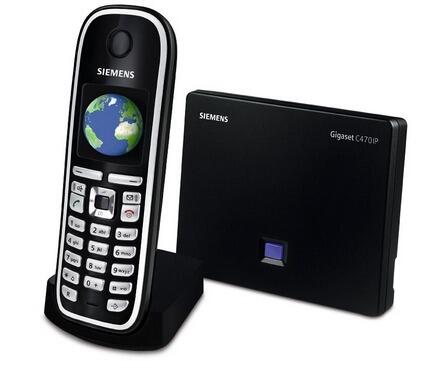 Siemens Gigaset C470 IP  DECT/GAP 1880-1900 МГц, 6 трубок GAP, 3 канала, FXO