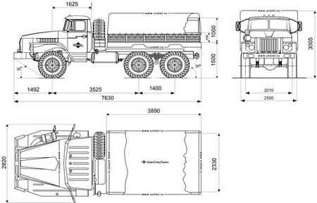 Бортовой автомобиль Урал 4320-0111-41
