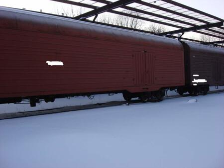 Вагон с выдвижной рамой ракетовоз