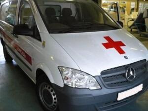 Автомобиль скорой медицинской помощи на базе Mercedes-Benz Vito Автомобиль скорой медицинской помощи на базе Mercedes-Benz Vito