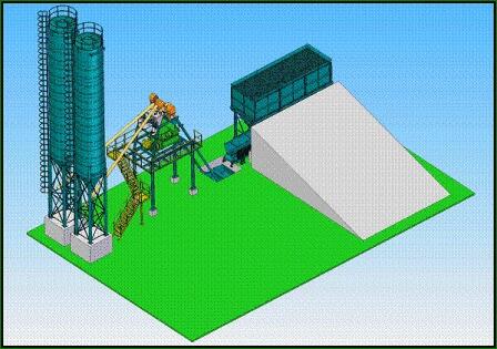 Установки бетоносмесительные   БСУ-40М