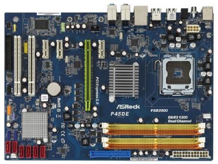 Материнская плата ASRock P45DE