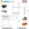 Ручная колпаковая термоупаковочная машина Smipack SL-45