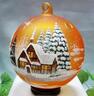 Glass Ornaments,Hand Painted Glass Candle Holders