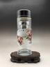 Home Decro,Hand Painted Double Wall Glass Cup Bottles