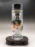 Home Decro,Hand Painted Double Wall Glass Cup Bottles
