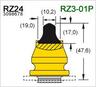 Твердосплавные дорожные резцы серии Road Razor II
