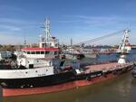 Астраханская верфь АСПО построила крановое судно для Туркменистана Астраханская верфь АСПО построила крановое судно для Туркменистана