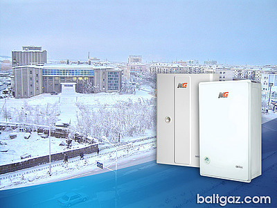 Поквартирное отопление в г. Якутске на базе котлов BaltGaz