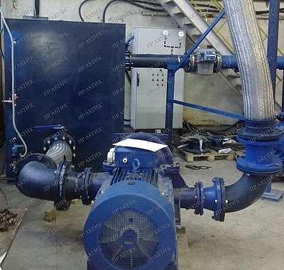 Тестирующий насос. В январе 2014 года число испытательных стендов ГК ПРАКТИК увеличилось еще на один