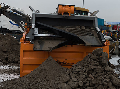 Испытания мини-сортировщика Delta Rockster прошли успешно