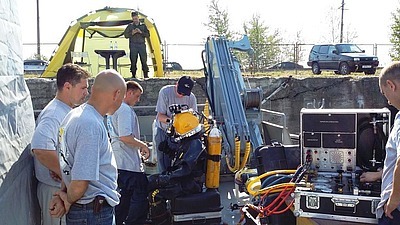 Водолазы ВМФ начали подготовку к работе на ГВК -450 Водолазы ВМФ начали подготовку к работе на ГВК -450