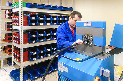 В RGC-Express на Варшавке переоснащен участок по производству РВД и шлангов высокого давления.