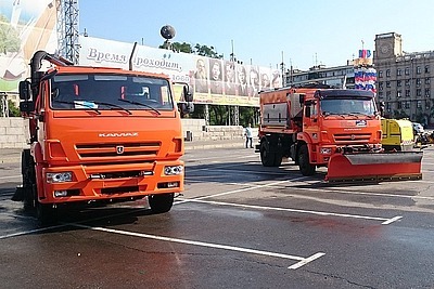 Презентация подметально-уборочной техники в Волгограде