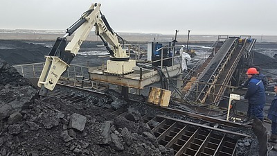  Бутобой Impulse на угольном разрезе в Казахстане