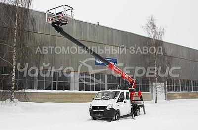 Автогидроподъёмник Чайка-Socage Т318 на базе ГАЗель NEXT