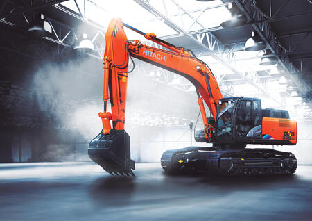Российский завод Hitachi выпустил новую модель Hitachi ZX300-5A