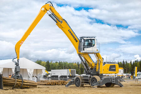 Liebherr представила на чемпионате «Лесоруб XXI века» высокоэффективную лесозаготовительную технику