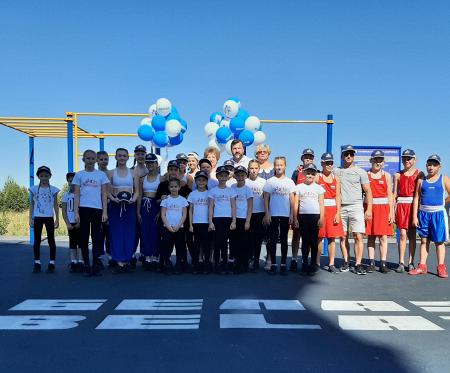 Новая спортивная площадка БЕЛАЗ открыта в Кузбассе