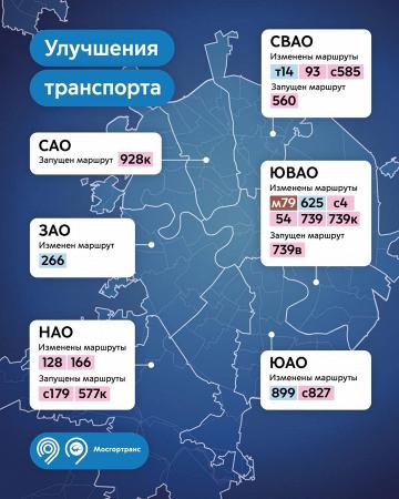 Продолжаем развивать сеть наземного городского транспорта в Москве   