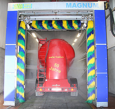 Новое решение для мойки негабаритного грузового транспорта