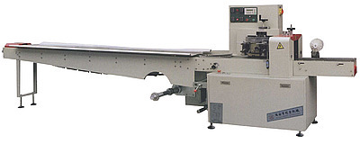 Горизонтальная упаковочная машина в упаковку «ФЛОУ-ПАК» для нестандартных продуктов , видео Горизонтальная упаковочная машина в упаковку «ФЛОУ-ПАК» для нестандартных продуктов , видео