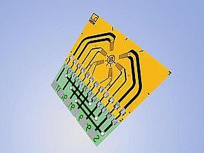 Розетка тензометрических датчиков от HBM с отверстием для точного измерения остаточного напряжения Розетка тензометрических датчиков от HBM с отверстием для точного измерения остаточного напряжения