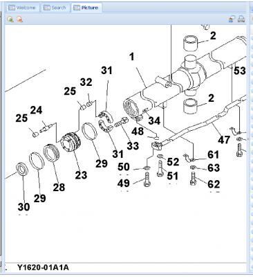 Обновилась база ремкомплектов на технику Komatsu