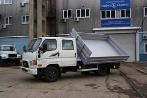 Самосвал с трёхсторонней отгрузкой на шасси Hyundai HD-65