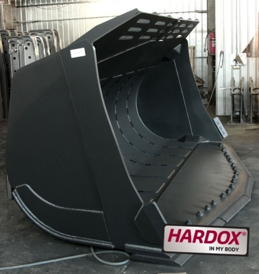 Ковш усиленный на фронтальные погрузчики Caterpillar 972H и Liebherr L576 вместимостью 5 м. куб.