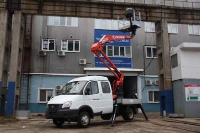 Автогидроподъёмник Socage A314 на базе ГАЗ-33023 «Фермер»