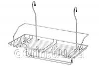 Полка рейлинговая под специи и бумагу