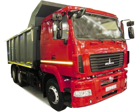 Самосвал МАЗ презентовали в Петербурге