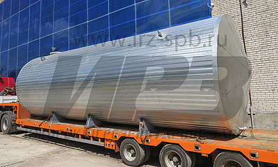 Наземные резервуары ИРЗ для строительства подводного газоперехода на северных морях