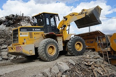 Фронтальные погрузчики XGMA на переработке лома
