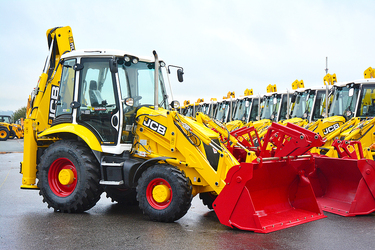Компания JCB выпустила юбилейную серию экскаваторов - погрузчиков 3CXPlatinumEdition
