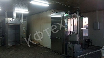 Термокамера для горячего и холодного копчения мясных продуктов