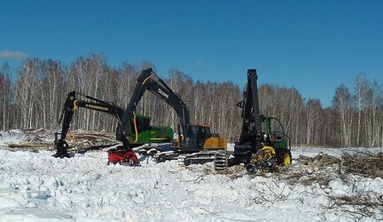 Тюменские лесозаготовители оценили технику JohnDeere