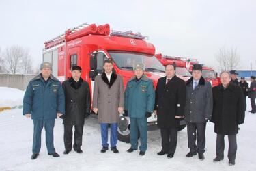 Пожарная техника завода «Чайка-Сервис» на службе МЧС России!
