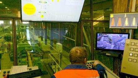 Фрезерно-брусующая линия была дополненаавтоматикой Simatic S7-300 от «Сименс»