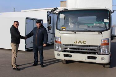 Первый хлебный фургон на базе шасси JAC N75