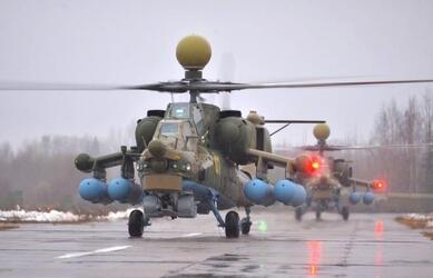 В авиачасть ЮВО поступила пара учебно-боевых вертолетов Ми-28УБ «Ночной охотник»
