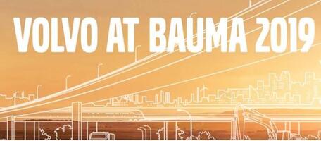 Volvo в рамках выставки Bauma 2019